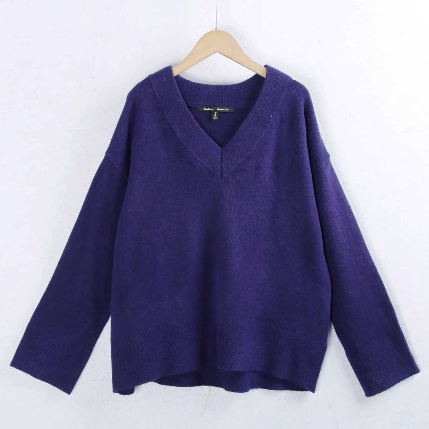 

Women's 858v Ne Knitted Sweater Autumn Winter plus Size Color Versatile Slimming Overhead Thiened Winter Knitwear