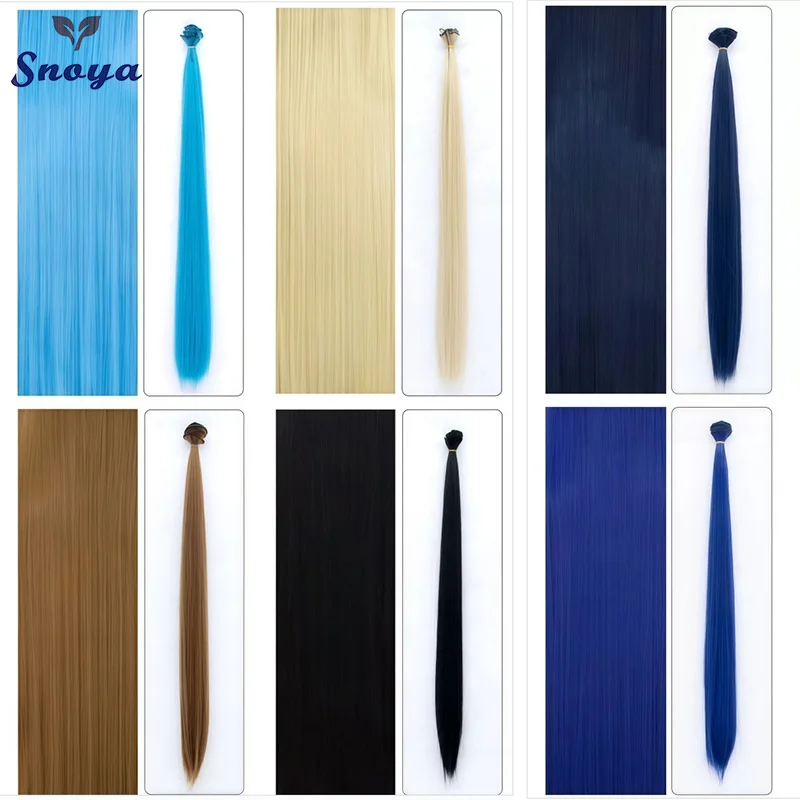 Snoya Versatile synthetic hair extensions which designed to increase hair volume in MaoNiang style pink purple black blue