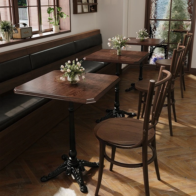 

Деревянные стулья для кафе в стиле ретро, креативная мода, балконные стулья для кафе, удобная эргономичная мебель Cadeira Ls40kfy