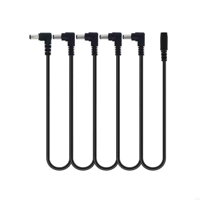 9V Guitar Effect Pedal Power Supply Adapter with 5 Way Chain Cord Cable