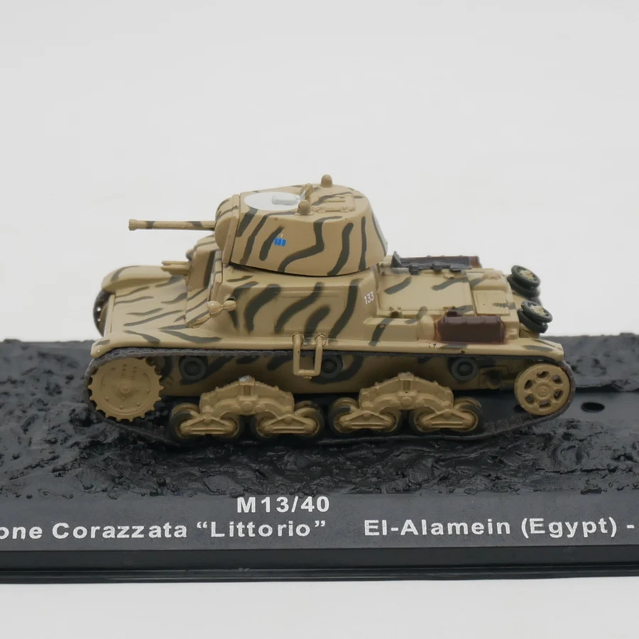 다이캐스트 Ixo 1:72 스케일 M 13/40 1942 이탈리아 육군 탱크 합금 군사 모델 장난감 합금 자동차 모델 소장 장난감 선물 기념품