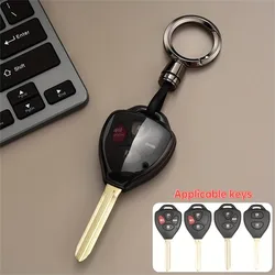 1 pcs TPU Car Remote Key Case Cover, Fit for Toyota Corolla Camry Reiz RAV4 Crown Avalon Venza Matrix Keyless Auto Accessories