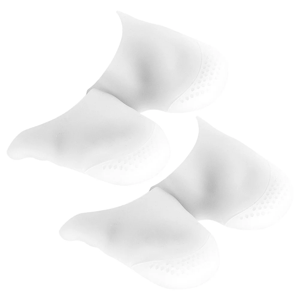

2pcs Silicone Toe Covers Wear-Resistant Elastic Fit For Foot Pain Relief Small Ventilation Holes Cool Dry Comfortable Toe