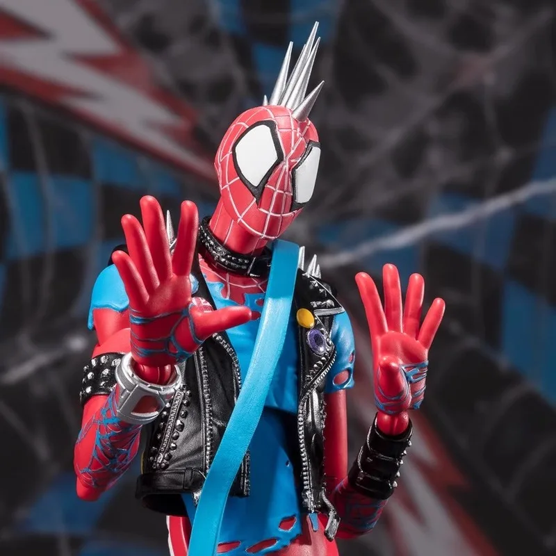 لعبة هواية لزينة سطح المكتب من Marvel CT SHF Parallel Universe 2 Punk Spider-Man المنشط