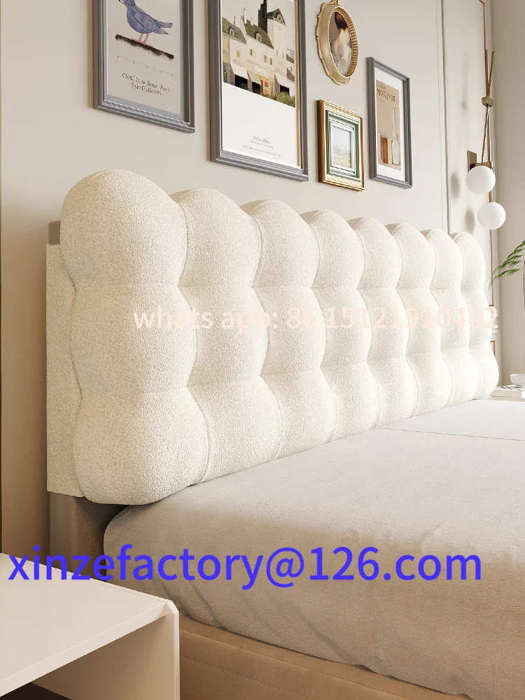 

Customizable Removable Cover Soft Sponge Barest Pillow Tat Headboard Infant Wall Guard Cloud ape Self Adhesive Protective Cover