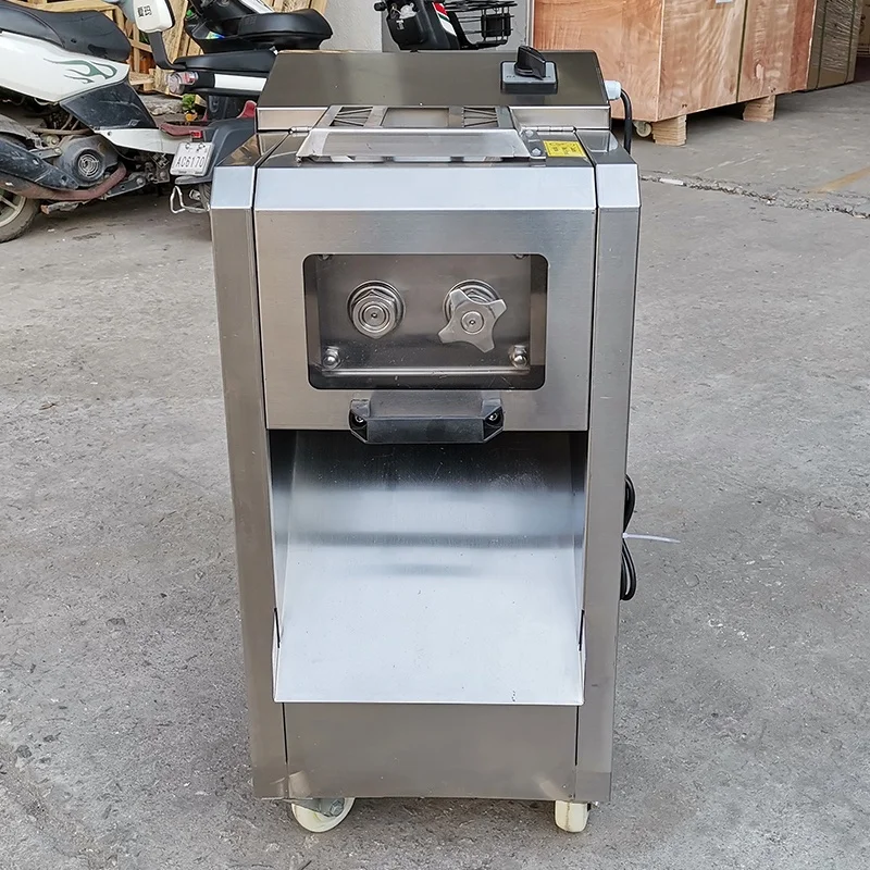 fish pork diced chicken breast cube cutting machine electric meat cube cutting machines / chopped meat machine