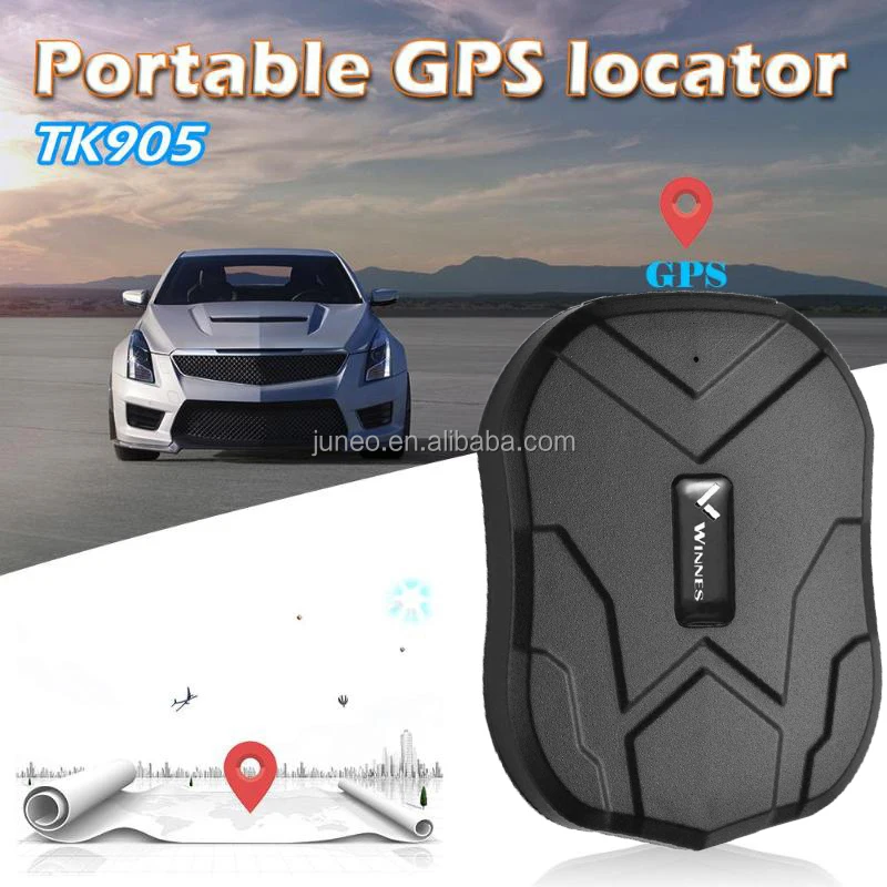 TKSTAR TK905 Car Wireless GPS Tracker with Long Standby Magnetic windshield placement Remote Control Function