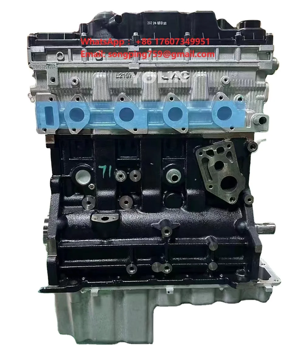 Factory New 2.0T Diesel Engine HFC4DB2-1D1 Engine for JAC T6 Pickup Shuailing T8 Cargo Van  HFC4DB2-1D1 Motor