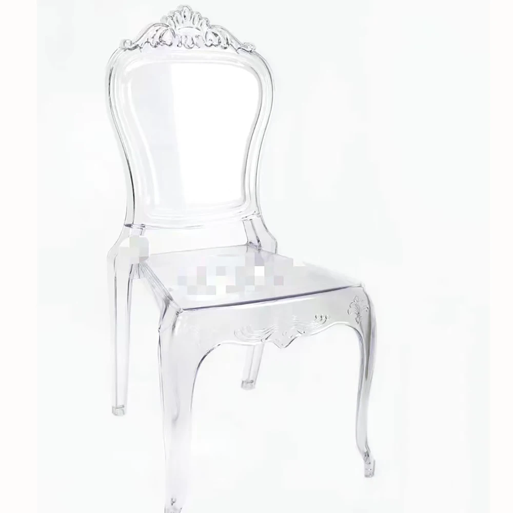 Plastic Wedding Banquet Stackable Clear Ghost Bella Vogue Chair