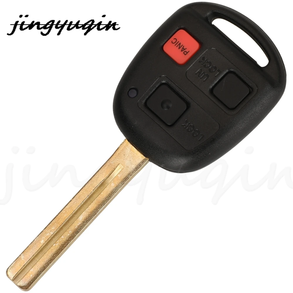 Jingyuqin 3 Buttons Smart Remote Car Key Fob 315Mhz 4D68 Chip 89070-60081 HYQ1512V For Lexus GX470 LX470 TOY48 Blade