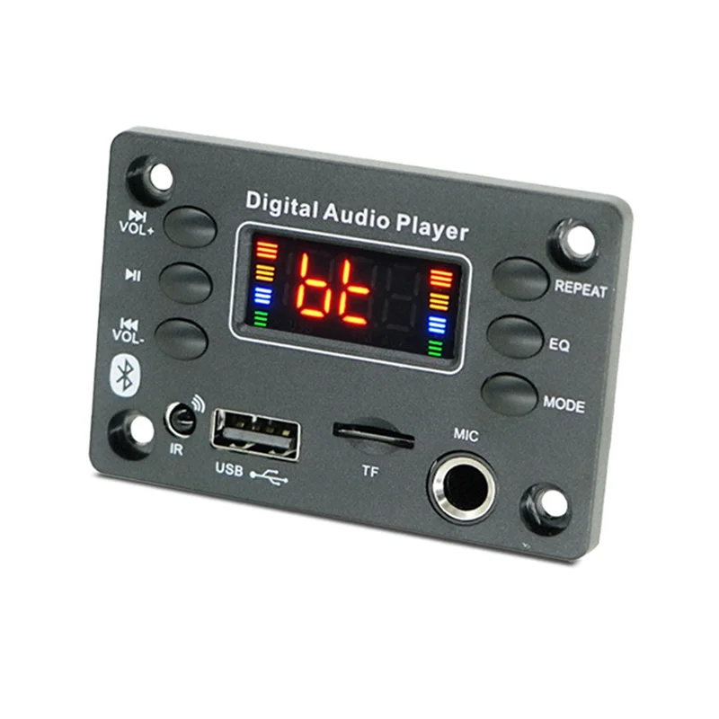 -N21R 12V MP3 Player Decoder Board Bluetooth 5.0 Car FM Radio Module TF USB 6.5Mm WMA Player Decoder