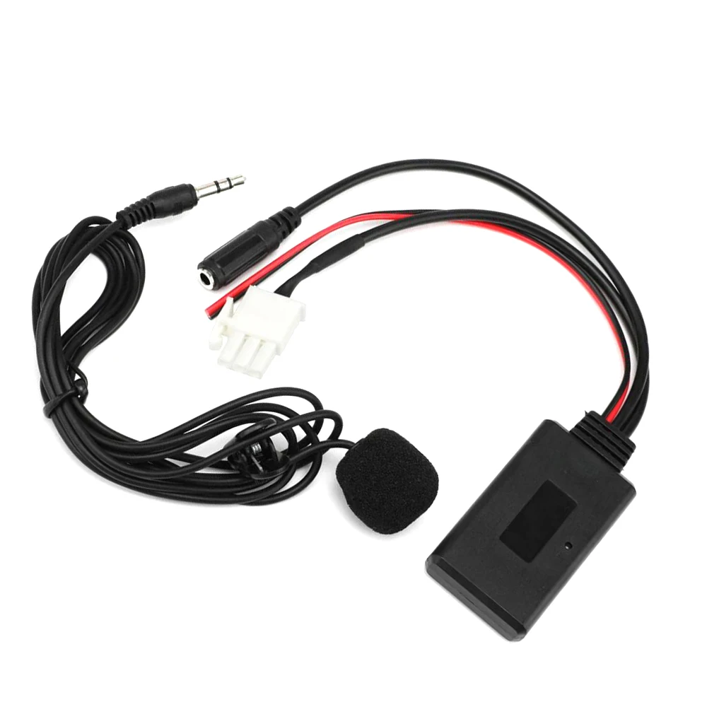 Biurlink 3 Pin Bluetooth 5.0 AUX Cable Adapter with MIC for Honda Goldwing GL1800 Motorcycle
