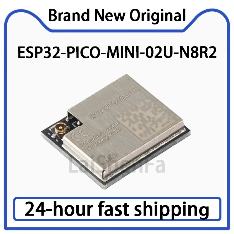 

1PCS ESP32-PICO-MINI-02U-N8R2 Wi Fi+Bluetooth Dual-mode 8MB 32-bit Dual Core MCU Original Stock