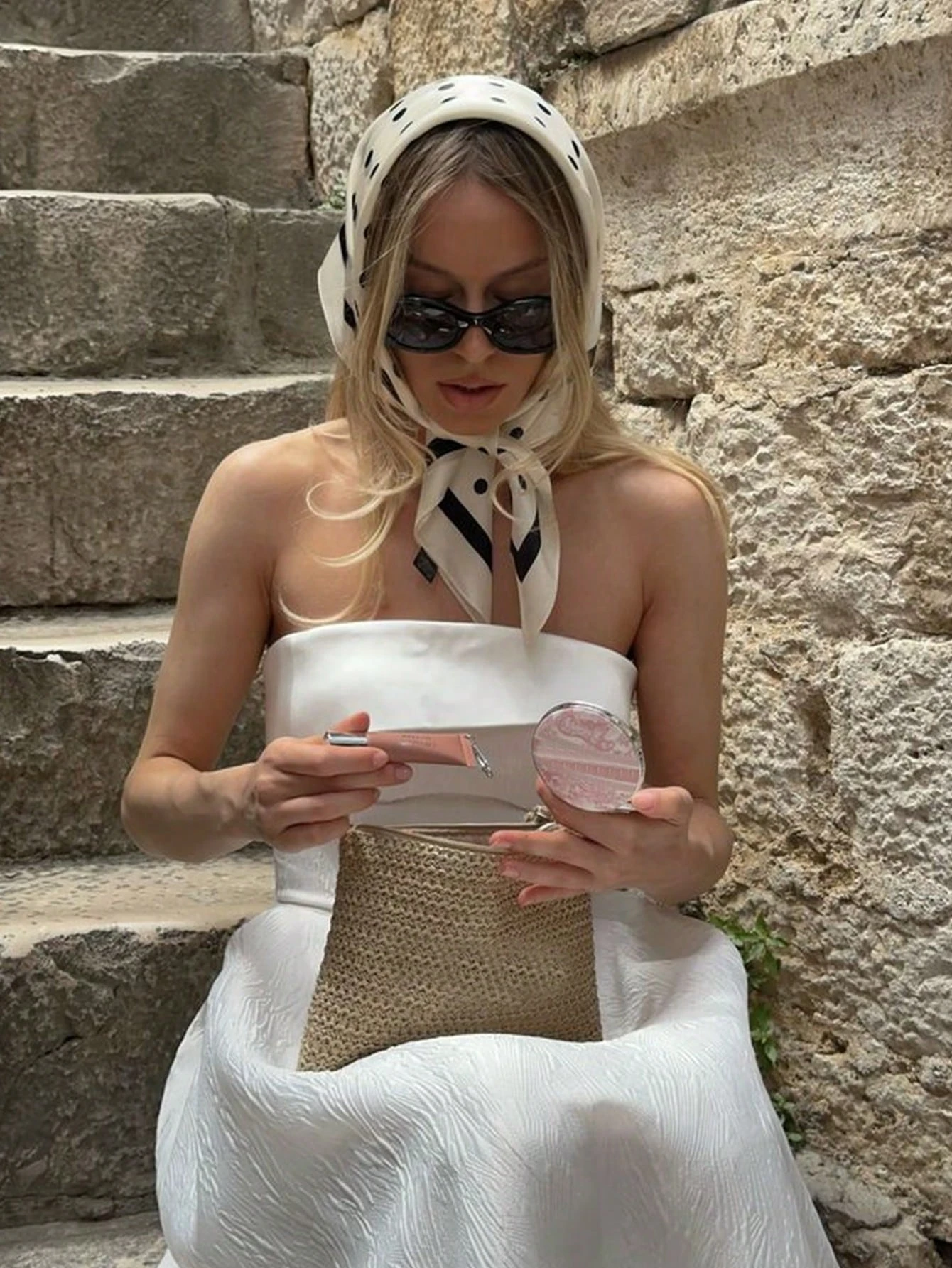 Damska apaszka z jedwabiu, kwa – Scarf Silk Square recenzja i cena