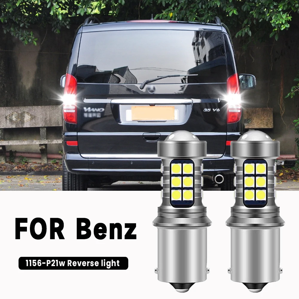 2x LED Backup Light Reverse Lamp Canbus Accessories For Mercedes Benz Viano W639 Vito W639 W638 Citan W415 2004 2005 2006 2008