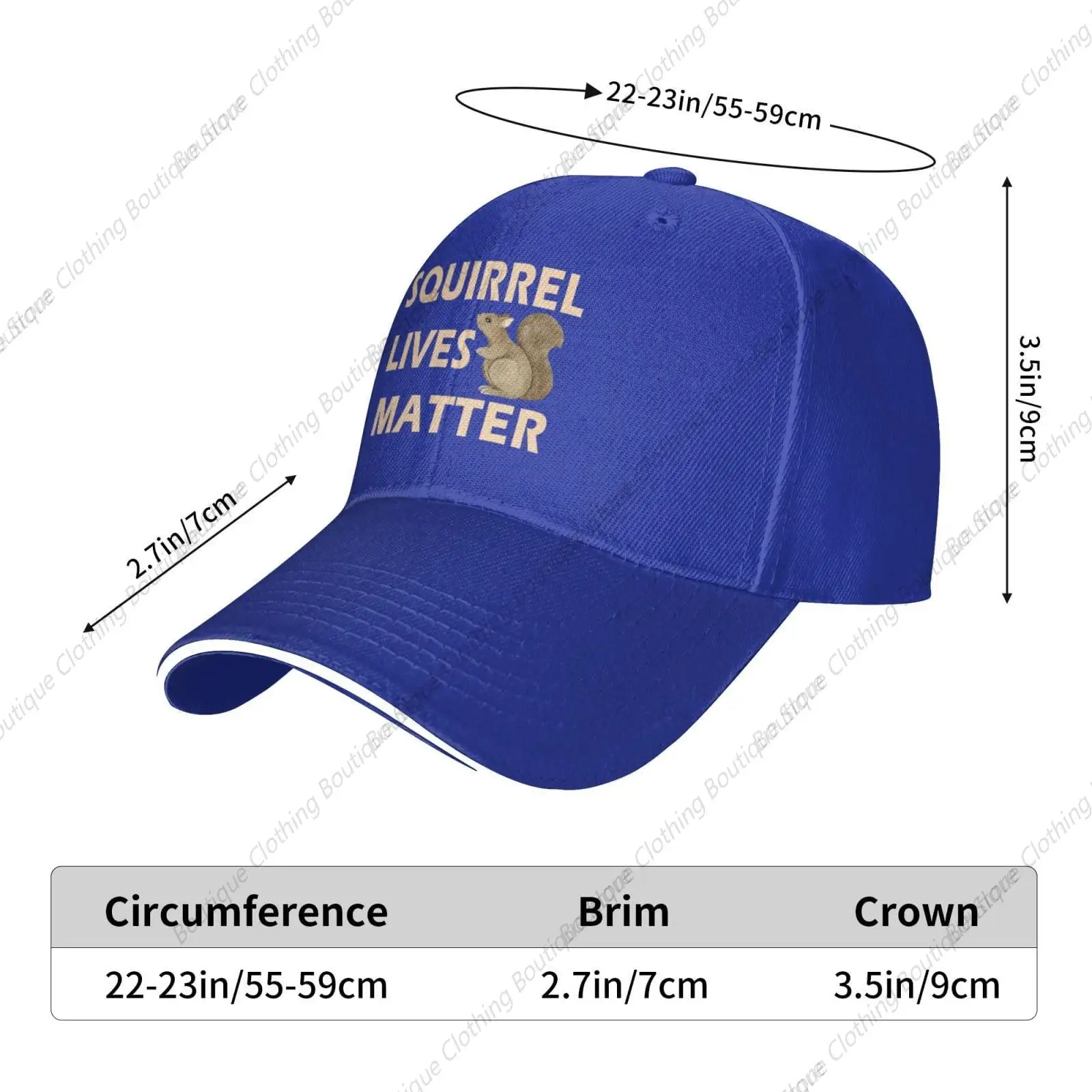 Бейсбольная кепка «Белка живет»