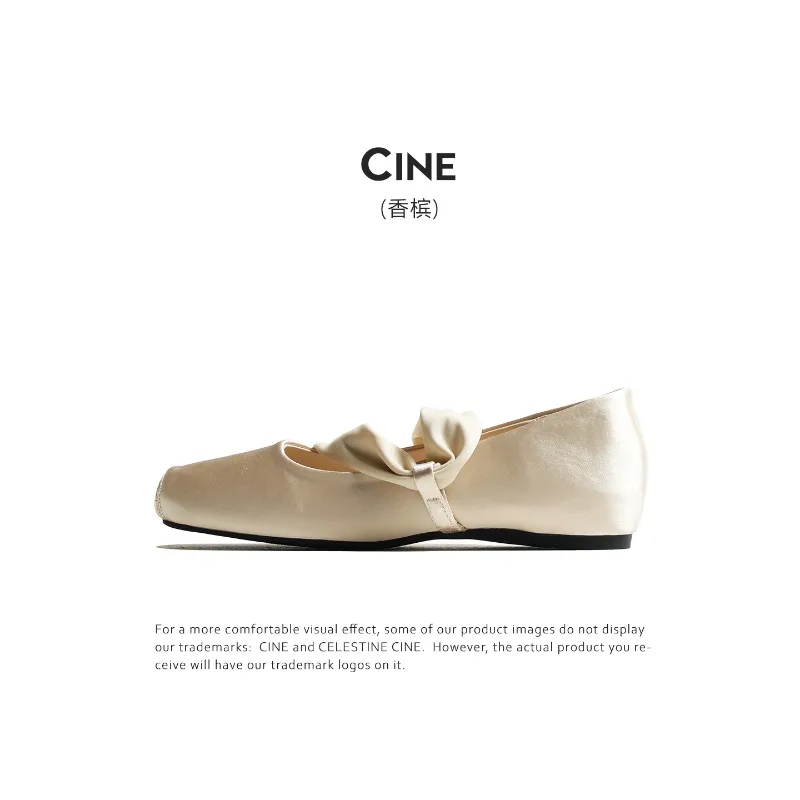 Baotou Half Slippers Women Summer Outside Wear French Square Toe Single Shoes Breathable Mary Jane Shoes view 5