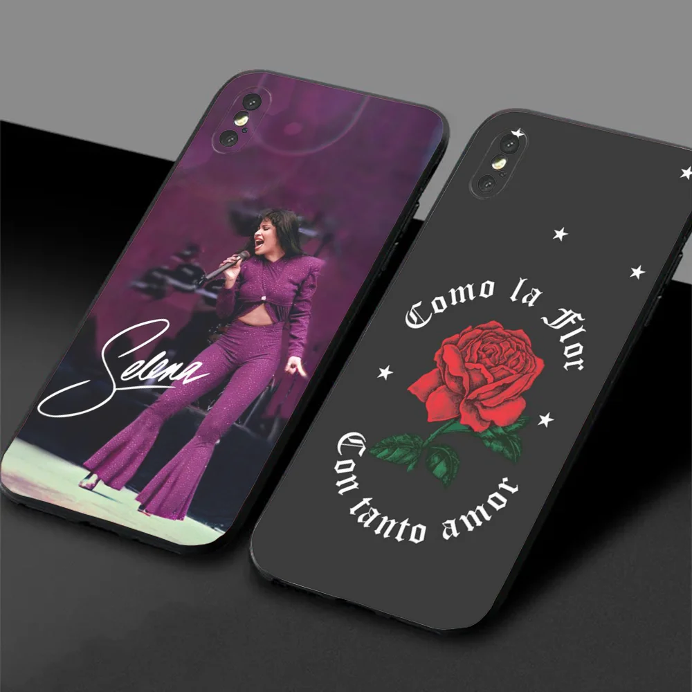 S-Selena Quintanilla Singer Phone Case For Samsung S24,23,22,30,21,10,9,Ultra,Plus,Lite,FE,5G Black Soft Case