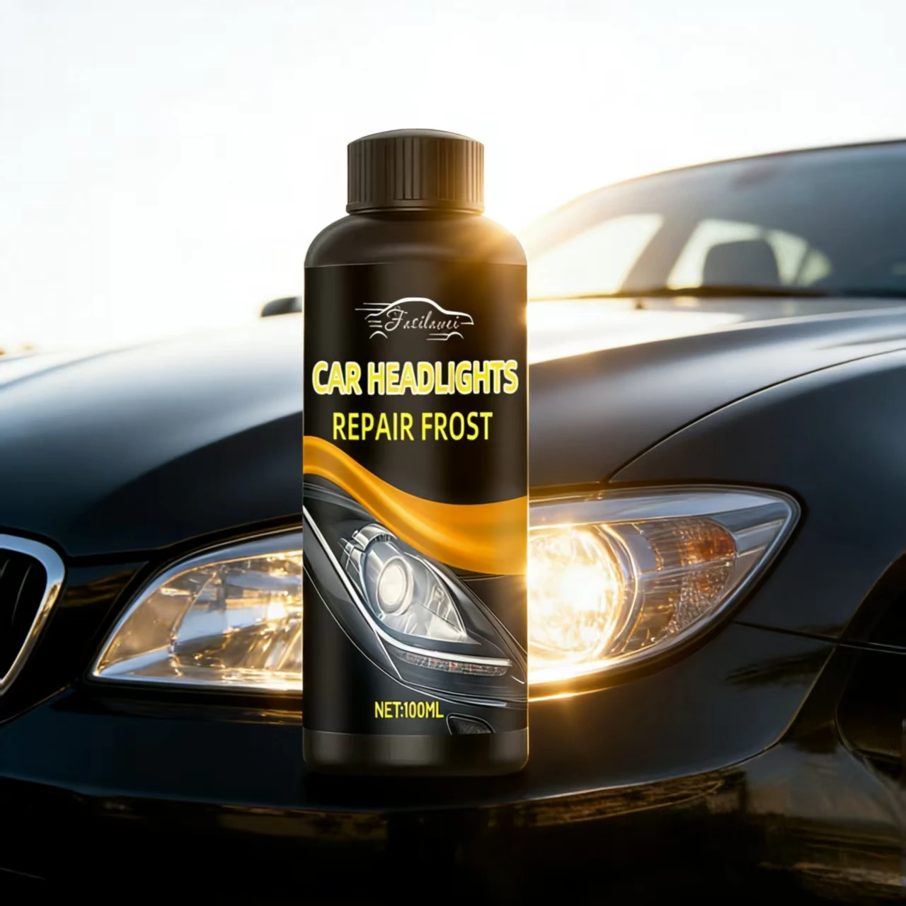 

100 мл паста для восстановления фар BMW - средство для удаления окисления автомобильных ламп, крем для быстрого ремонта и ухода