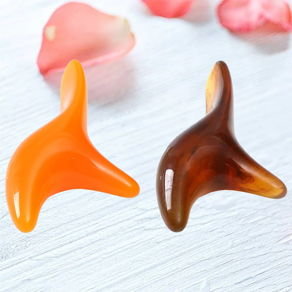 

2Pcs Resin Foot Massage Stick Thai Reflexology Soles Legs Stimulate Circulation Improve Blood Flow Relieve Nervous System
