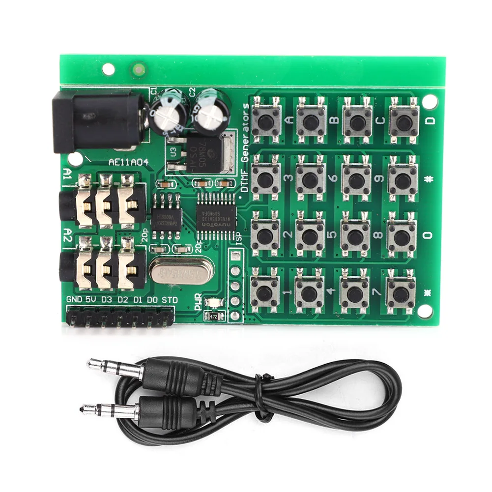 Offerta di liquidazione Modulo generatore audio Design interfaccia MCU Ampia gamma di tensione 5 ~ 24 V CC Scheda trasmettitore con doppio codifica vocale