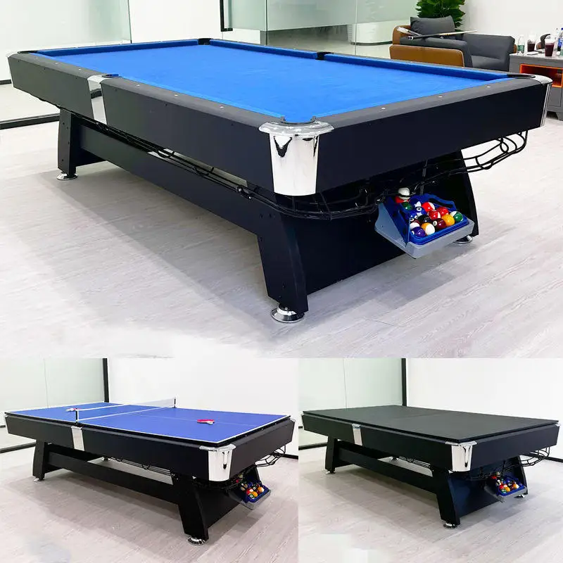 

Cheap Pool Table 9ft Billiard Professional Pool Table Multi-function Game Billiard Table Automatic Ball Return System