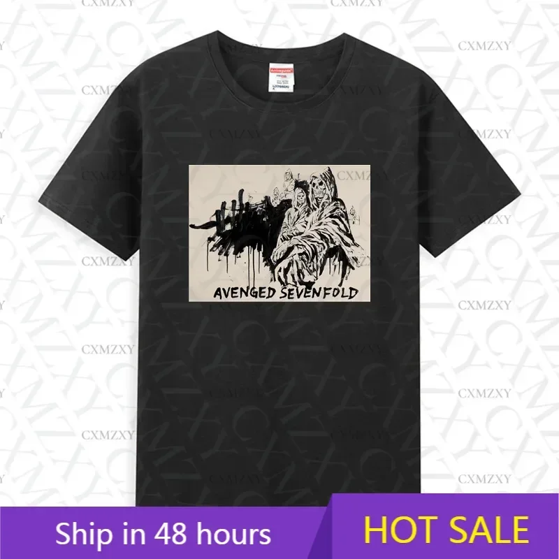 

Picture Printing Graphic T Shirts Avenged Sevenfold Women's T-shirt Sportswear Man Harajuku Goth Clothes Streetwear Kpop Tops