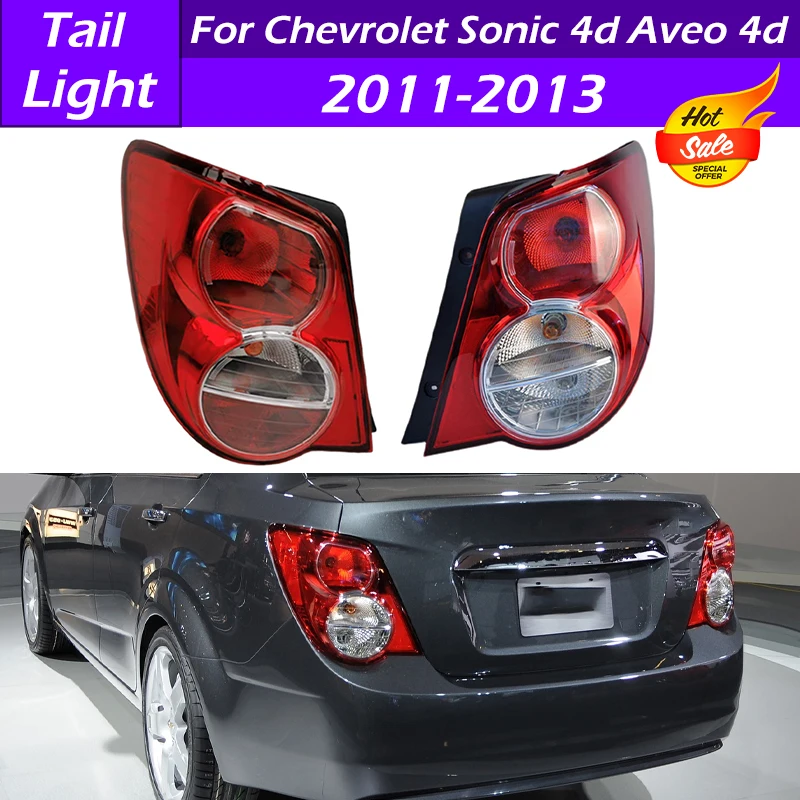 

96830973 96830974 Rear Tail Lamp Fog Lamp Driving Stop Brake Light Lamp Tail Light For Chevrolet Sonic 4d Aveo 4d 2011 2012 2013