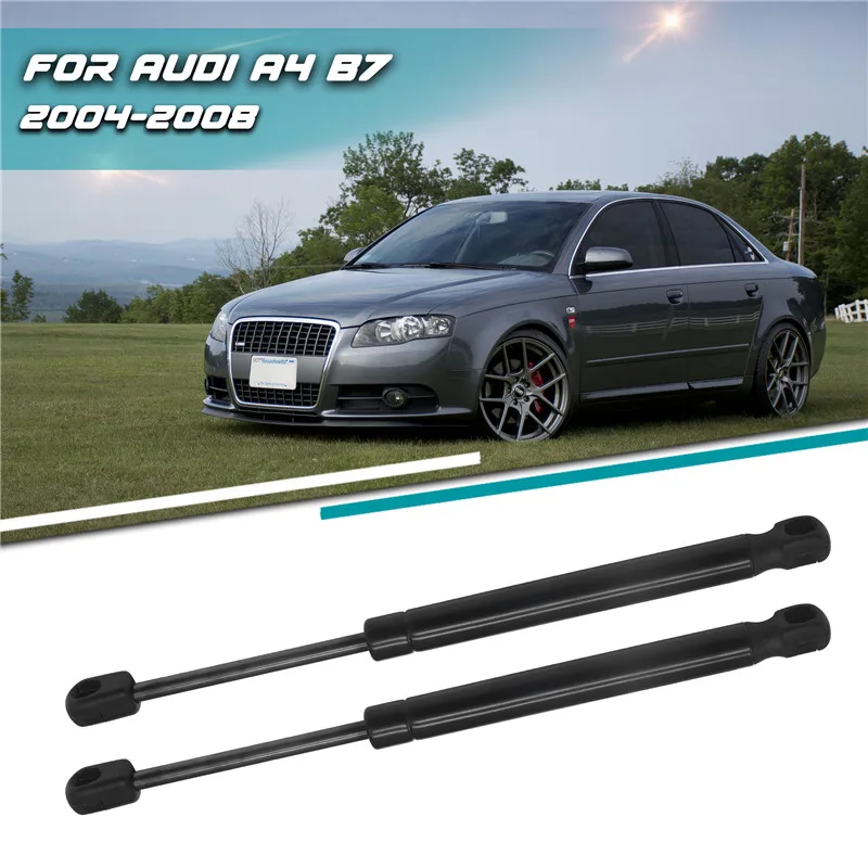 

2PC Tailgate Rear Gas Struts Springs Lift support For Audi A4 B7 2004-2008 Car 8E5827552J Front Bonnet pneumatic support rod