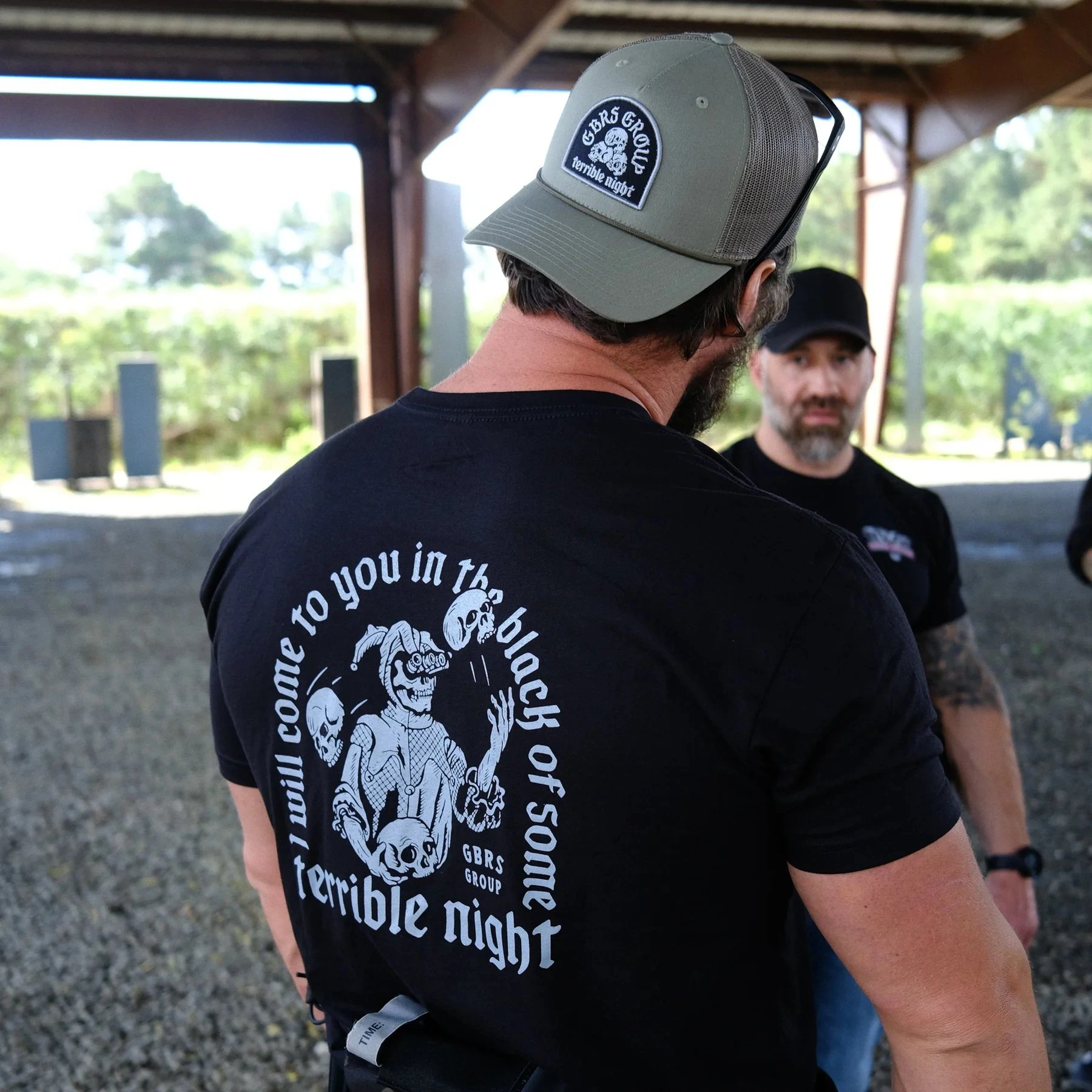 Round Neck Short Sleeve T-shirt Tough Guy Clothing Summer New Military Style Small Defense Night Circus
