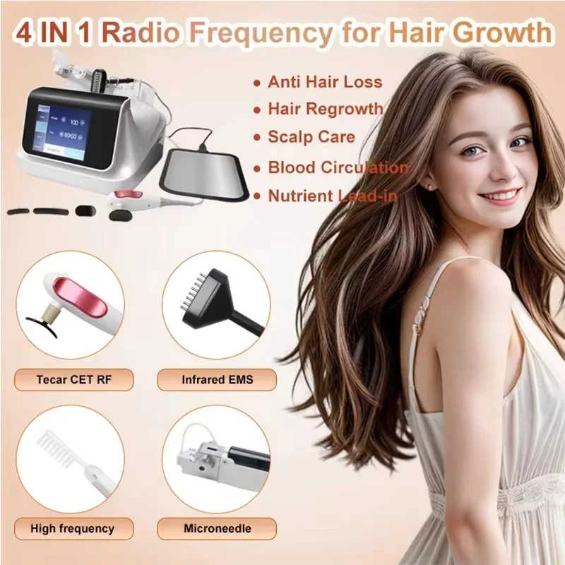 4-inch High Frequency RF Infrared Hair Regeneration Device Hair Regeneration Treatment