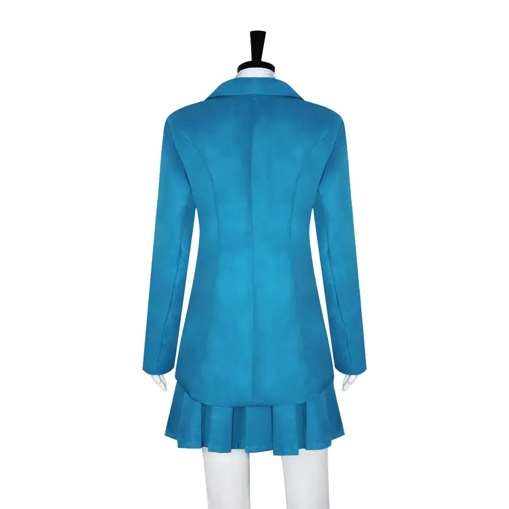 أنيمي ساواكو زي تنكري للنساء ، فستان أزرق ، كيمي ، مي تودوكي ، بدلة موحدة ، هالوين ، حفلة كرنفال ، الموسم الثالث