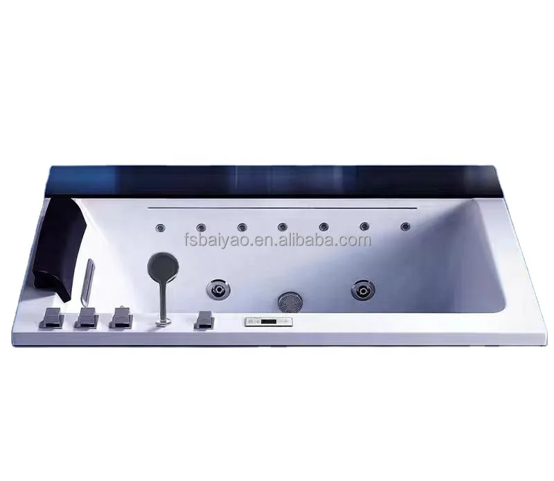 

Современная массажная встроенная спа-акриловая ванна, встроенная гидромассажная ванна Jakozy для 2-местной ванной комнаты Yacossi