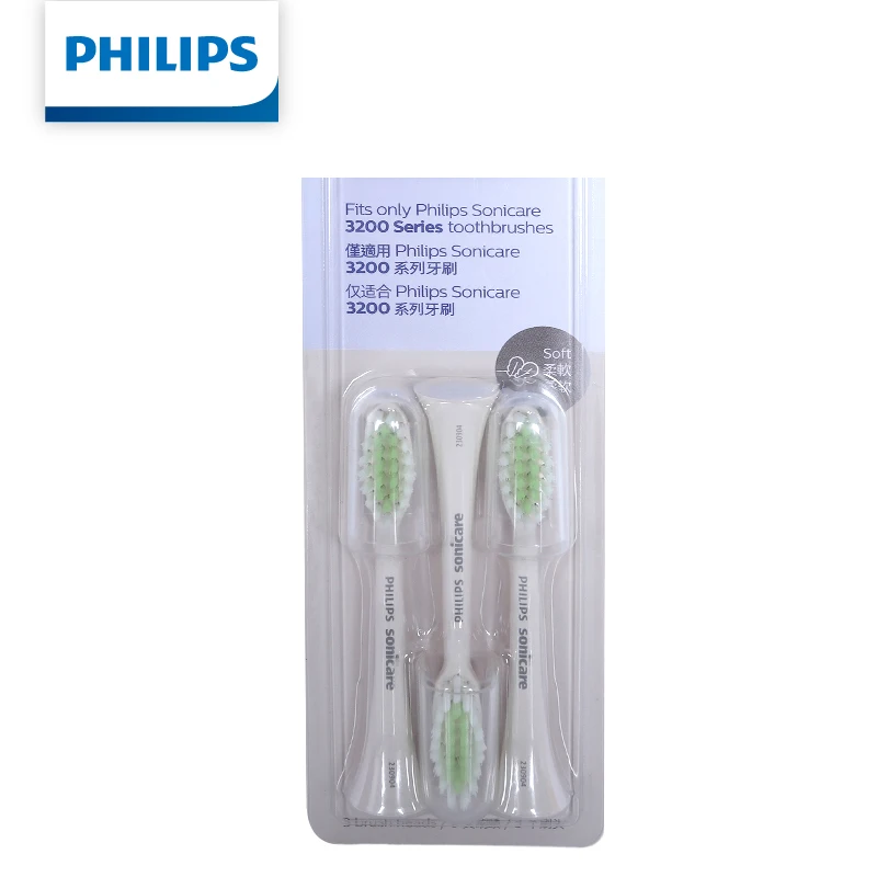 

Philips Sonicare C1 ProResults HX2033 Replacement Brush Heads 3D Deep Cleaning DuPont Bristles For HX24xx Electric Toothbrushes
