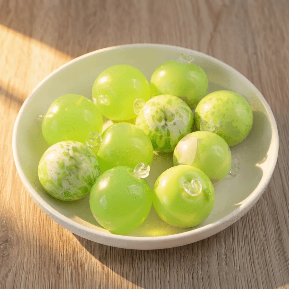 Slow Rebound Fruit Slush Squishy Soft Texture Crunchy Sound Crunchy Sound Sensory Sensory Handmade Craft Crispy Skin Ball
