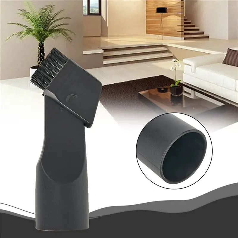 ABKB 2Pcs 35Mm Tip Brush Head Attachment Cleaning Tools Replacement Vacuum Cleaner Suction Accessories Useful Convenient