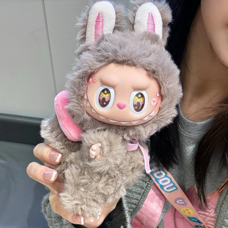 High Quality Monster Labubu Series Winnie Creative Change Doll Diy Figure Vinyl Pendant Model Replica Girl Toys Christmas Gifts