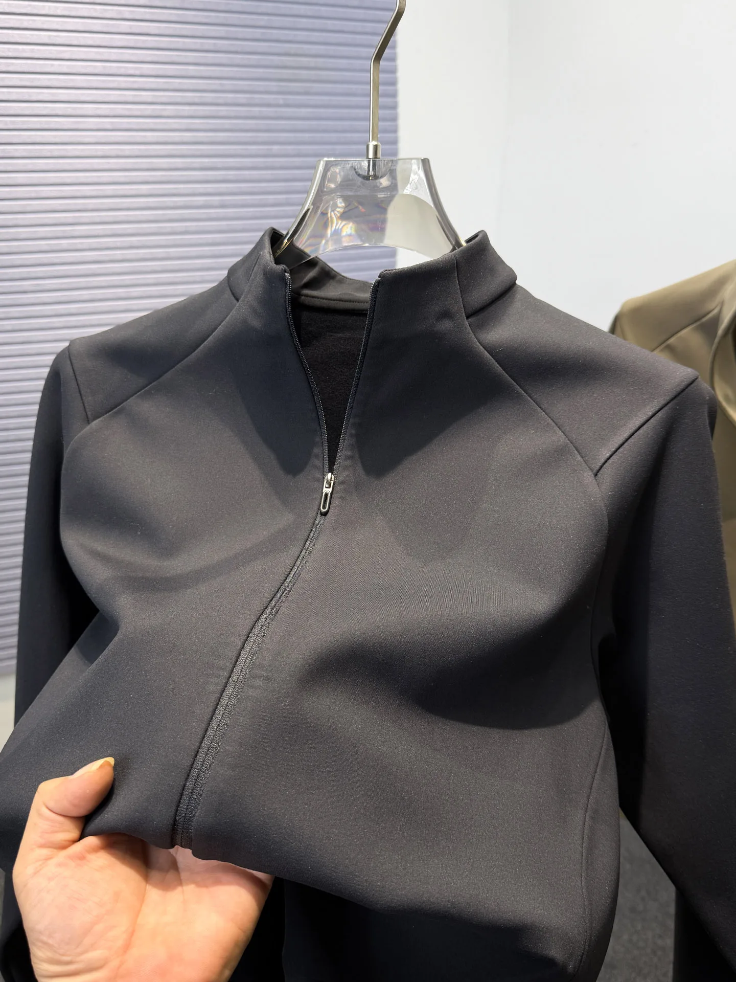 

Мужская демисезонная куртка-кардиган с флисовой подкладкой и воротником-стойкой, для активного отдыха, мягкая, повседневная верхняя одежда