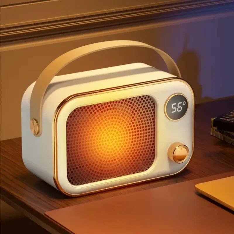 1200W Portable Electric Heater Home Warmer Space Heater Portable with LED Display Screen Ceramic Heating for Home Item Accessory