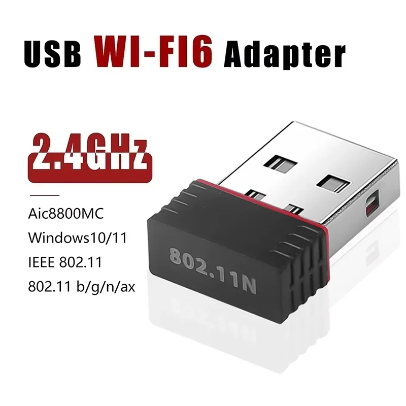 Network Signal Reception 150Mbps Mini Driver-free WiFi Adapter 2.4G Network Card USB Plug and Play For Laptop Deskop PC Computer