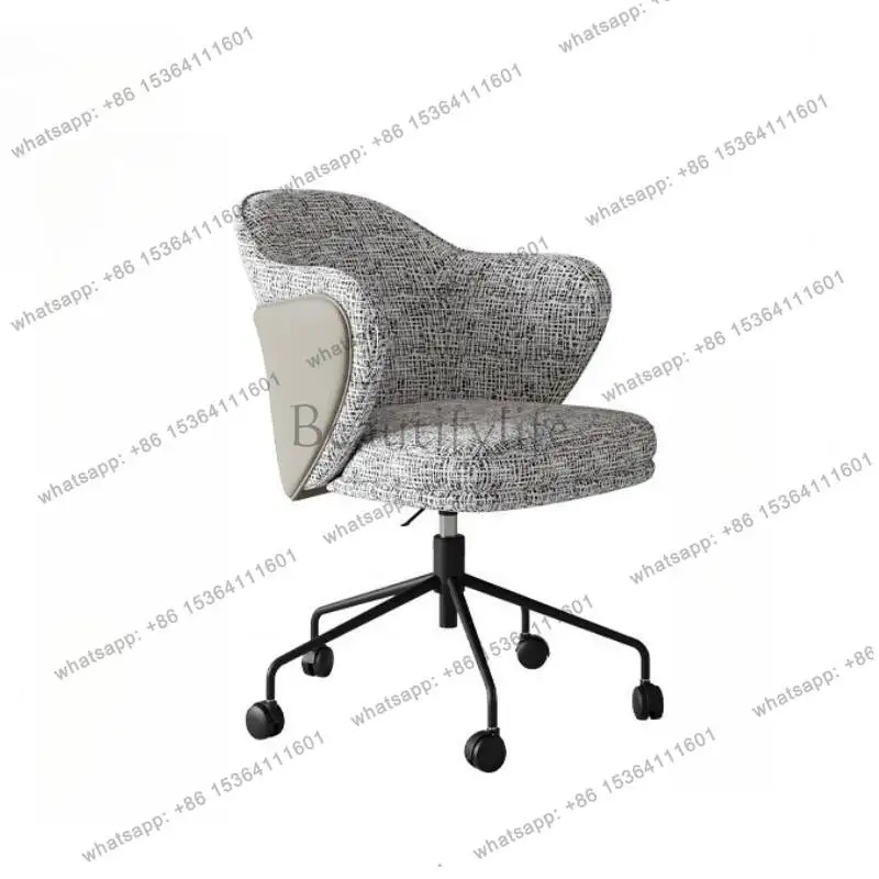 

Luxury Visitor Office Chair Armrest Modern Gray Study Swivel Office Chair Ergonomic Comfortable Silla De Escritorio Furniture