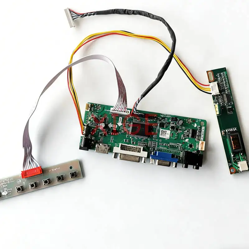 

Плата управления ЖК-дисплеем для LTN121AT02 LTN121W1 CLAA121WA01 LTN121AP02 LVDS 20-контактная 1280*800 1-CCFL 1280x800 VGA+DVI+HDMI Комплект для самостоятельной сборки