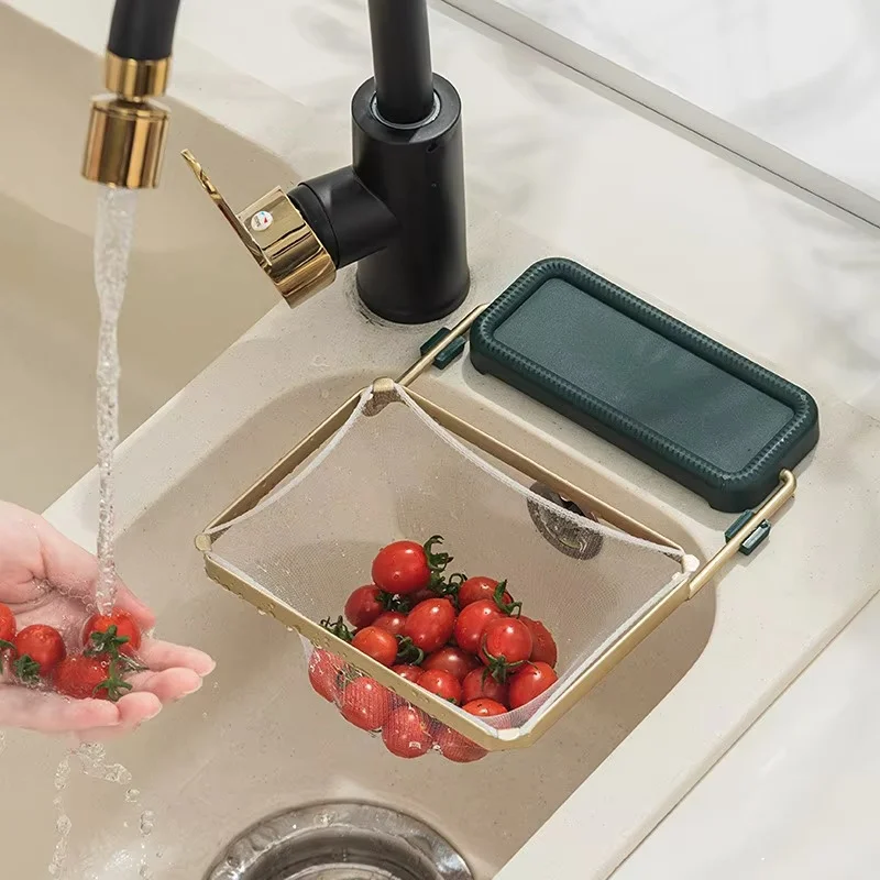 Sink Filter Kitchen Suction Cup Drain Grid Dry And Wet Separation Kitchen Waste Disposable Garbage Net Bag Kitchen Gadgets