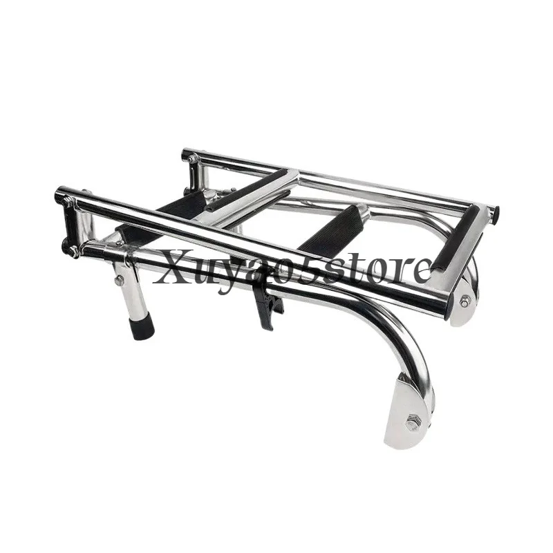 Stainless Steel Folding Ladder For Boats, 2+2 Sewer Folding Ladder, Yacht Hardware Accessories
