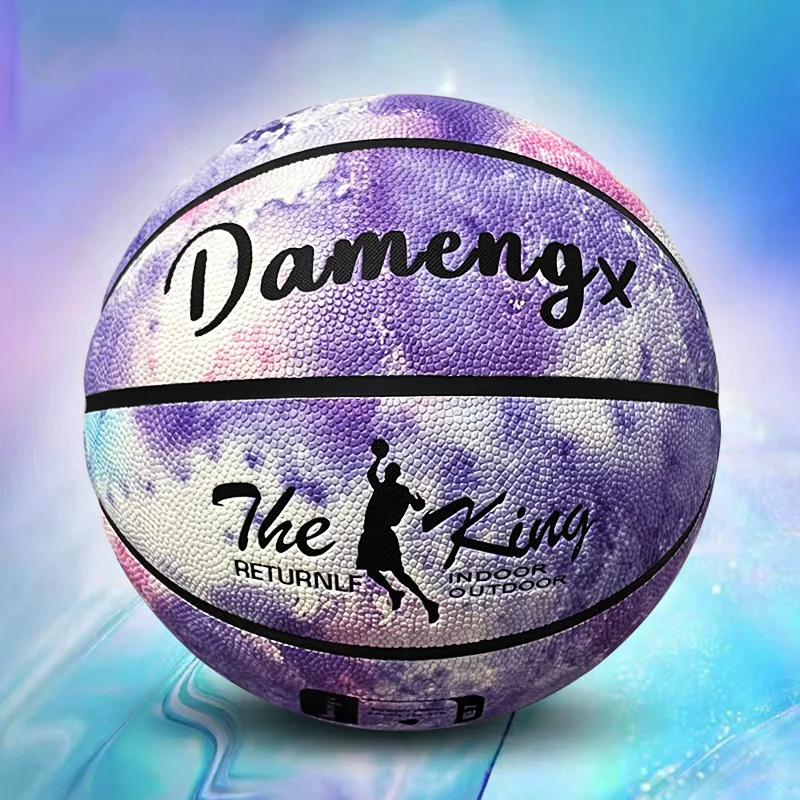 Balles de basket-ball taille officielle 5/6/7 matériau PU résistant à l'usure jeu d'entraînement de basket-ball intérieur extérieur cadeaux de noël pour hommes