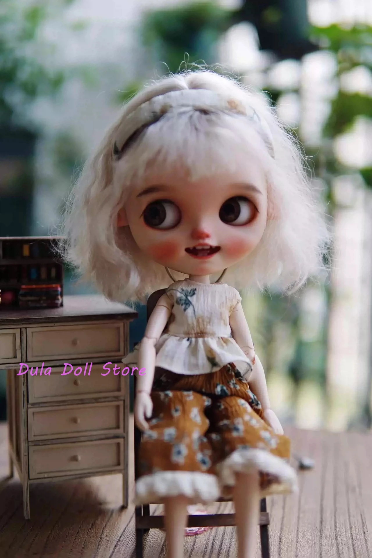 

Dula Doll Clothes Dress Sleeveless top pants set Blythe ob24 ob22 Azone Licca ICY JerryB 1/6 Bjd Josh Doll Accessories