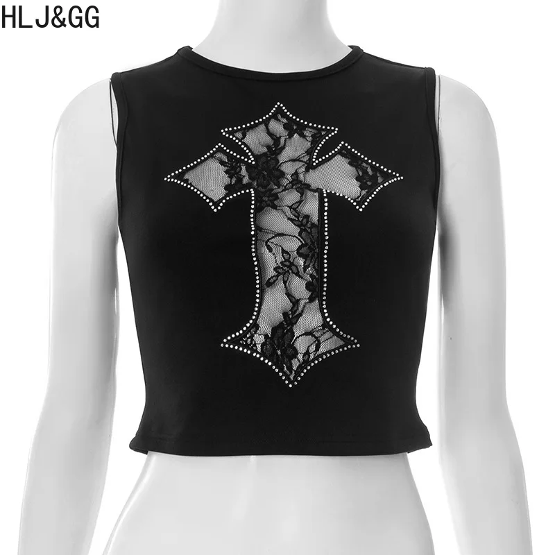 HLJ&GG Y2K Черные модные свободные футболки с буквенным принтом, комплекты из двух предметов, женский топ с круглым вырезом и короткими рукавами и кожаные шорты, наряды