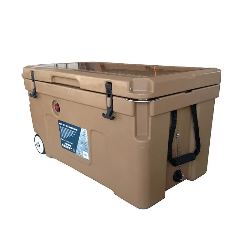 TOLEE 90L Portable Car Refrigerator Outdoor Home Canteen Food Grade Preservation Cooler Box Imported Material Incubator