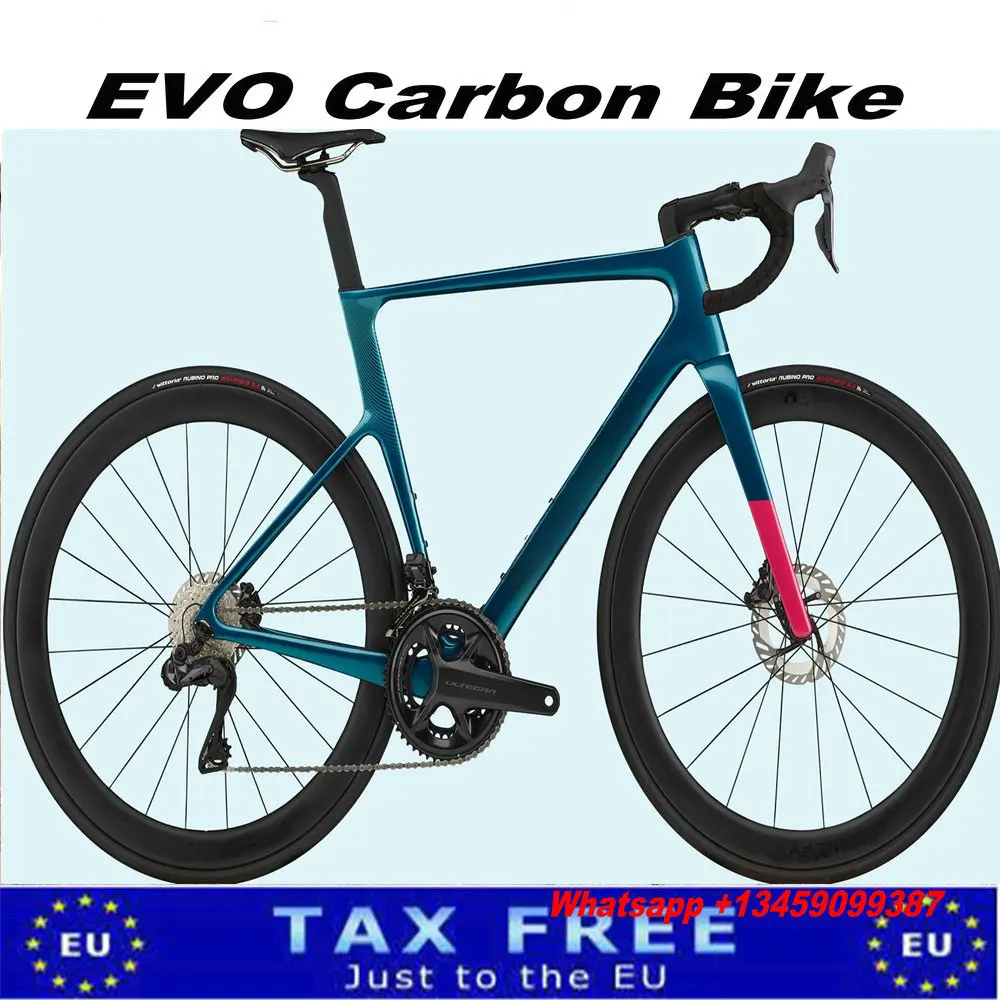 

Custom color Chameleon EVO Carbon Road Bike Light Weight DIY Complete Bicycle With R7020 disc Groupset