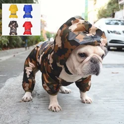 Pet Dog Raincoat Hooded Jumpsuit Waterproof Pet Dog Clothes Puppy Small Dog Rain Coat Jacket Raincoat For Dogs ção com capuz